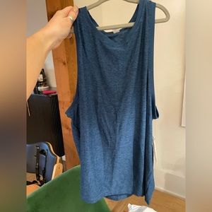 Beyond yoga blue tank top